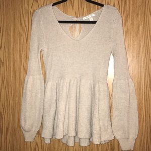 LC Lauren Conrad fit and flare long sleeve